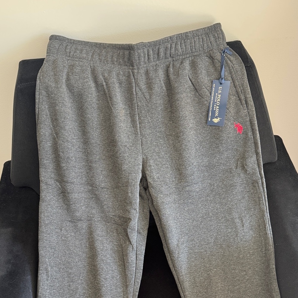 U.S. Polo Assn. Charcoal Gray Kids Joggers